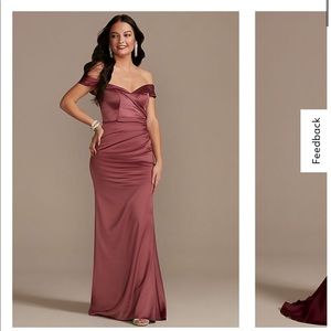 NWOT David’s Bridal Bridesmaid Dress